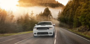 Dodge Durango driving the road