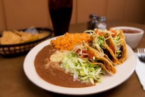Taco platter in Fredericksburg, TX