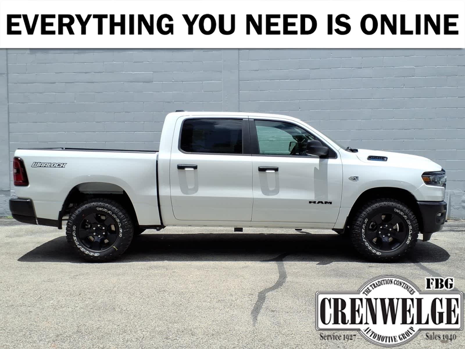 2026 RAM Ram 1500 RAM 1500 WARLOCK CREW CAB 4X4 5'7' BOX
