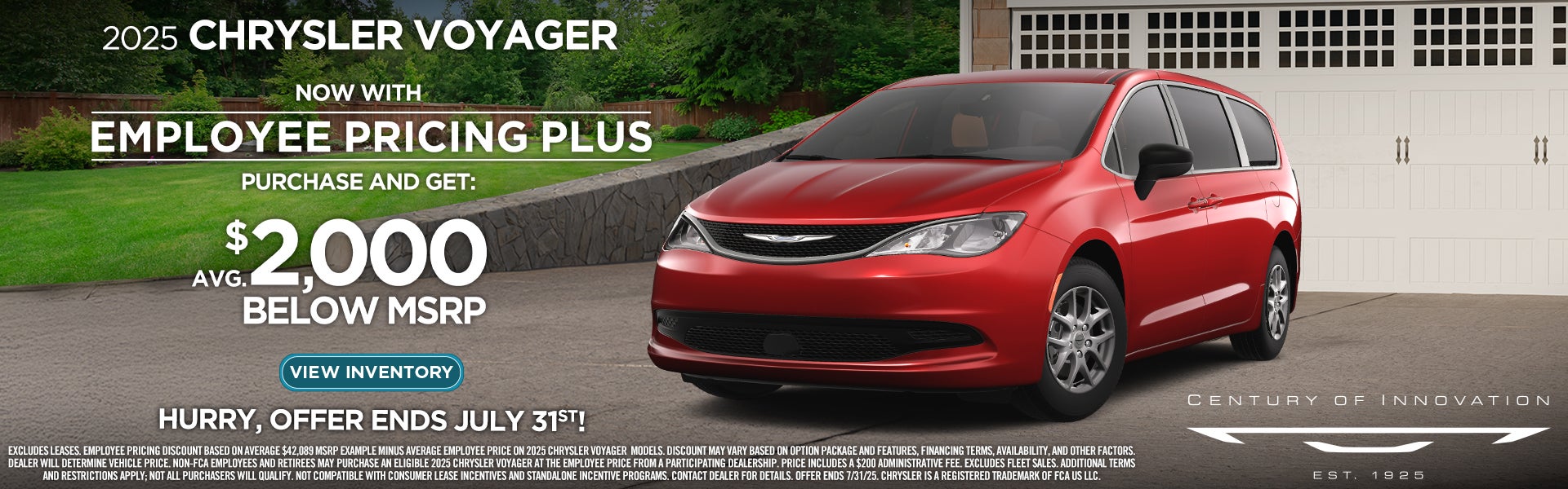 NAT-Pacifica-Voyager-EPP-BelowMSRP-JULY