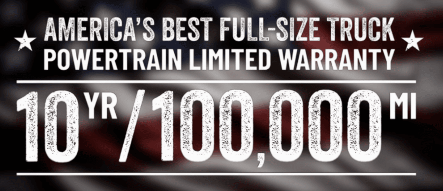 America's Best 10-Year 100,000 Mile Powertrain Warranty