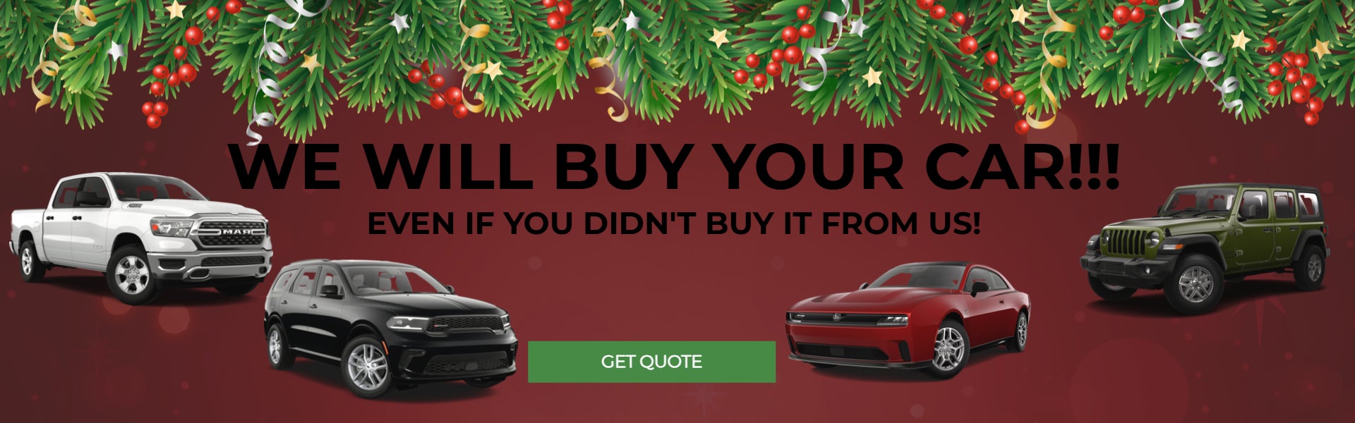 We Will Buy Your Car